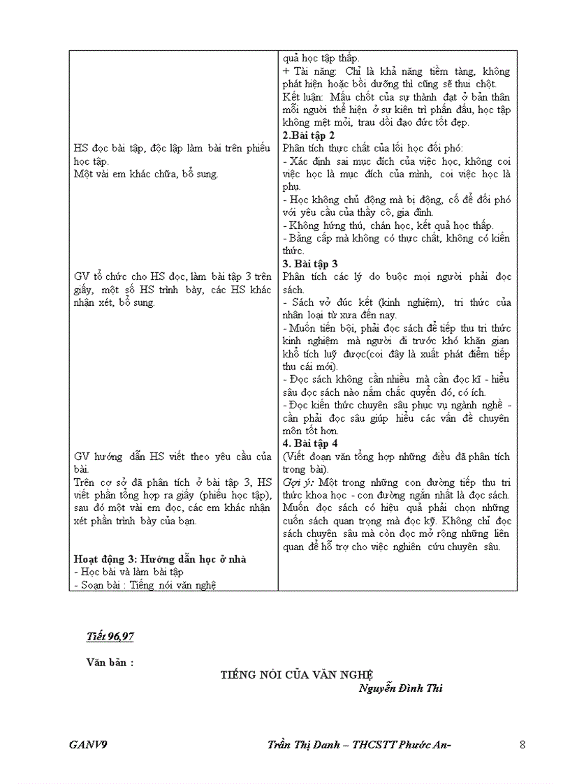 image for page Giáo án ngữ văn 9 học kì 2