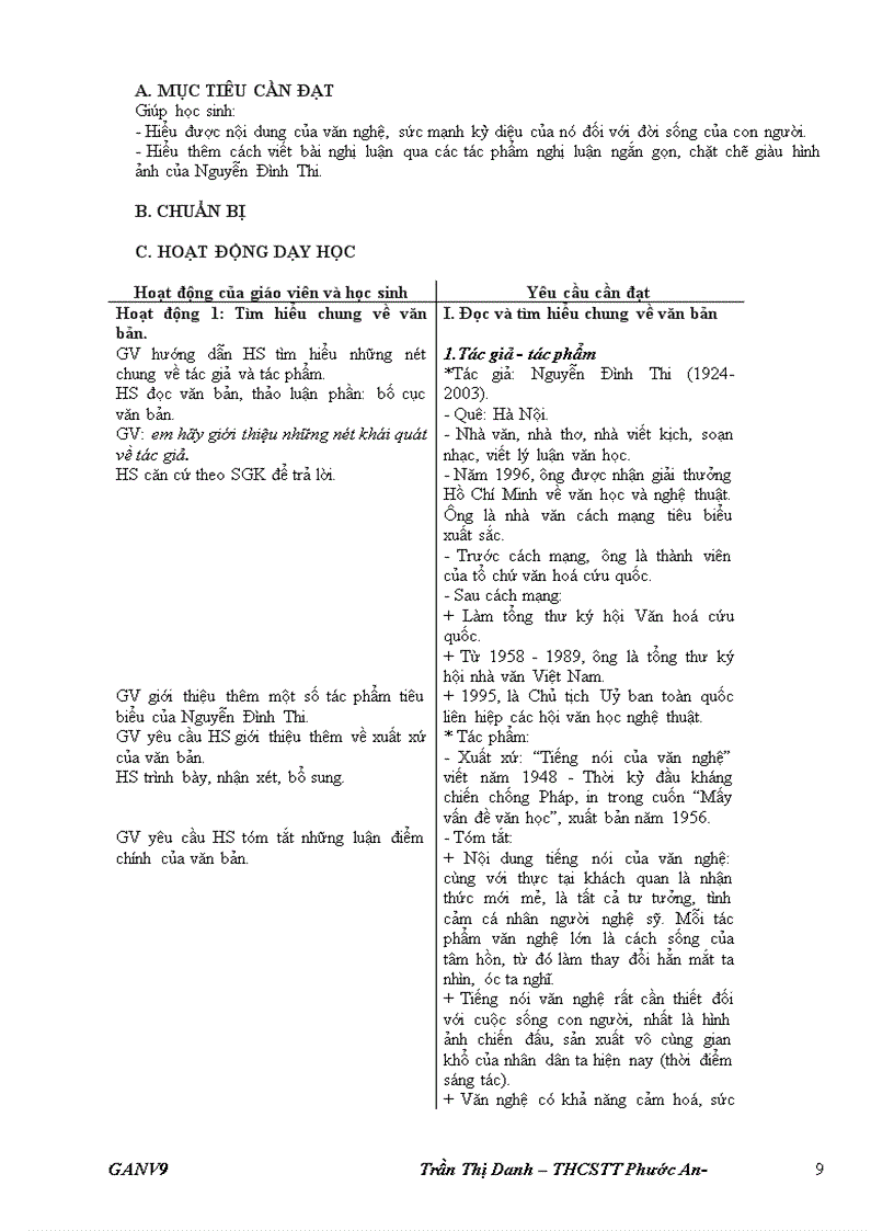 image for page Giáo án ngữ văn 9 học kì 2