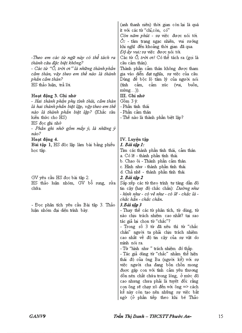 image for page Giáo án ngữ văn 9 học kì 2