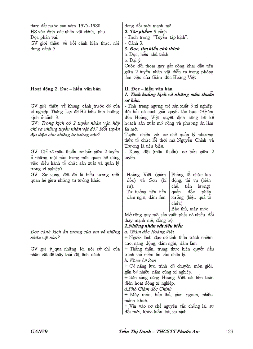 image for page Giáo án ngữ văn 9 học kì 2