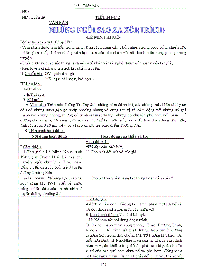 image for page Giáo án ngữ văn 9 học kỳ 2