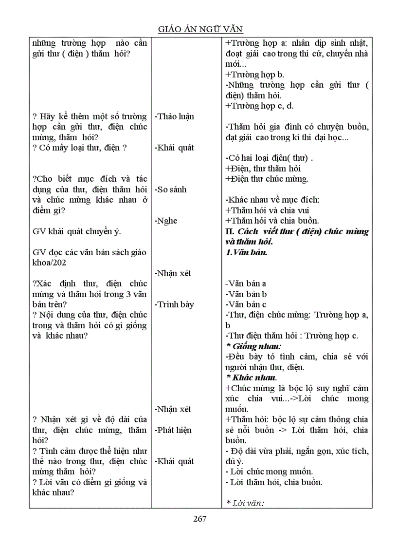 image for page Giáo án Ngữ Văn 9 kì II 3 cột