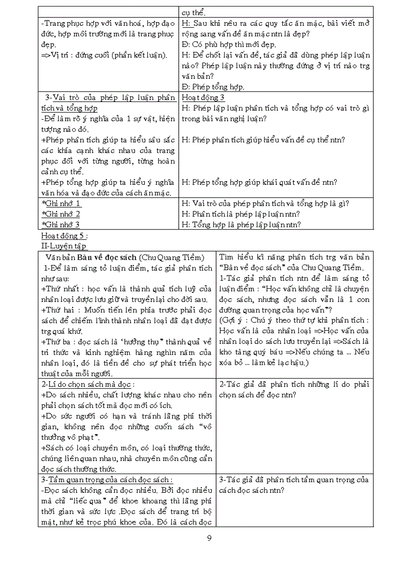 image for page Giáo án ngữ văn 9 kỳ 2