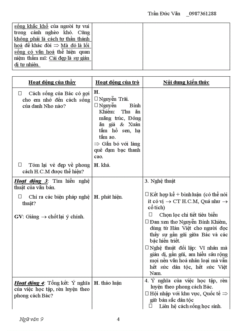 image for page Giáo án ngữ văn 9 kỳ I