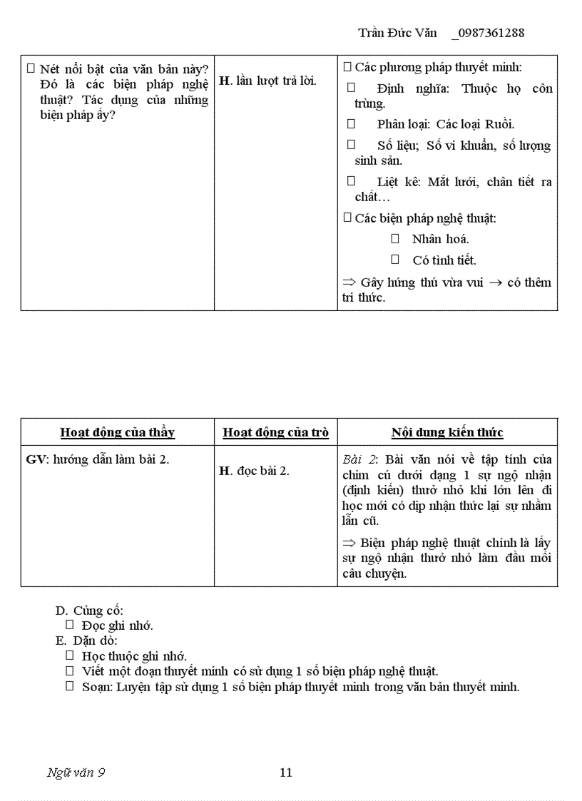 image for page Giáo án ngữ văn 9 kỳ I