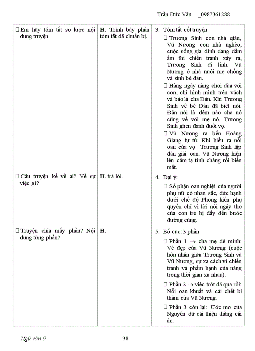 image for page Giáo án ngữ văn 9 kỳ I