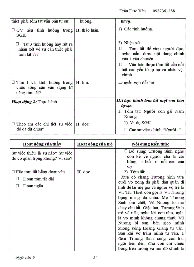 image for page Giáo án ngữ văn 9 kỳ I