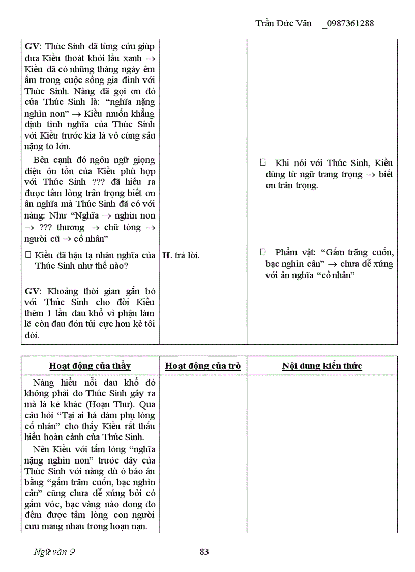 image for page Giáo án ngữ văn 9 kỳ I