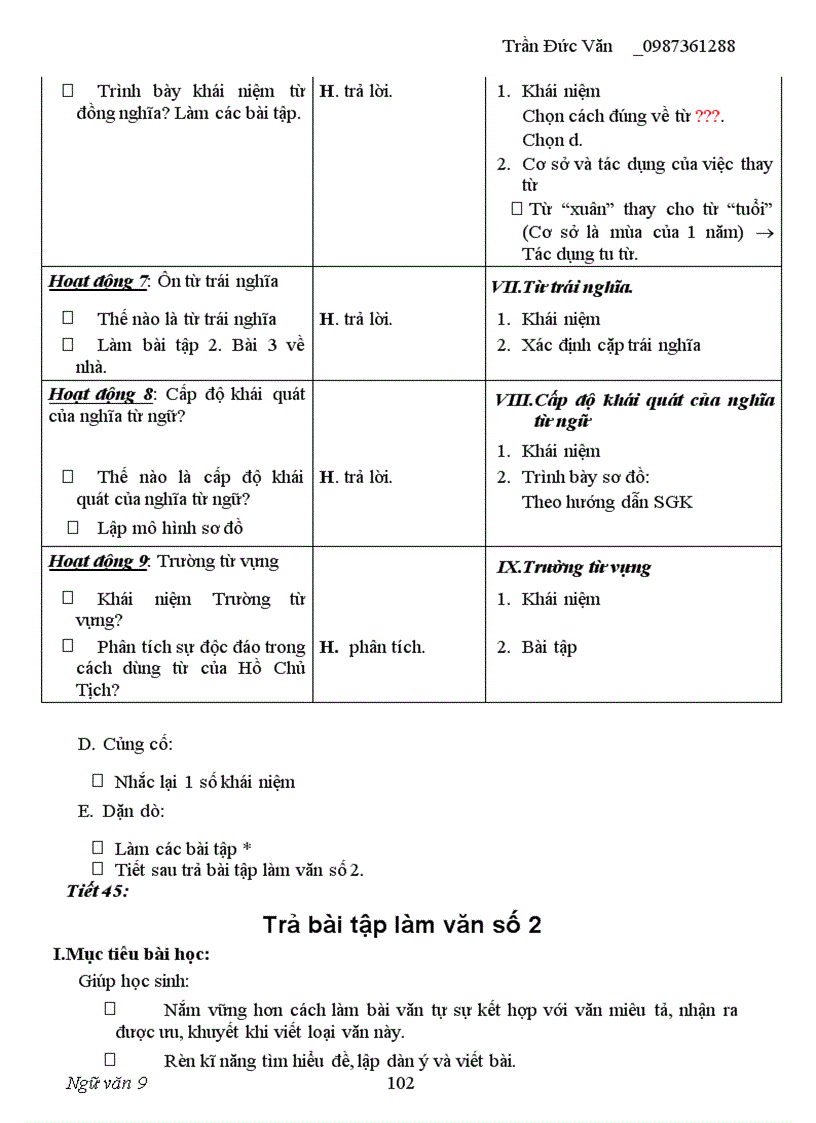 image for page Giáo án ngữ văn 9 kỳ I