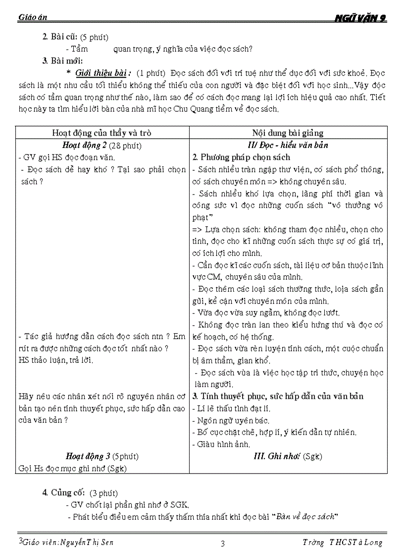 image for page Giáo án ngữ văn 9 kỳ ii