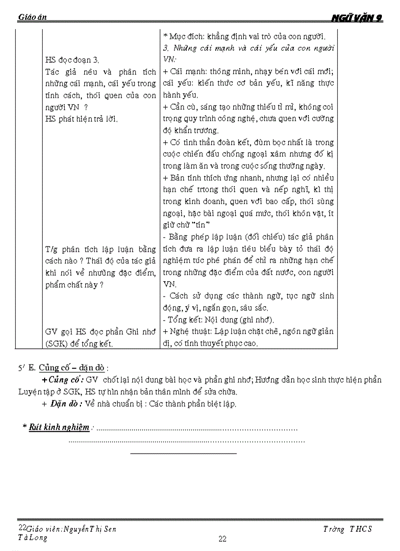 image for page Giáo án ngữ văn 9 kỳ ii