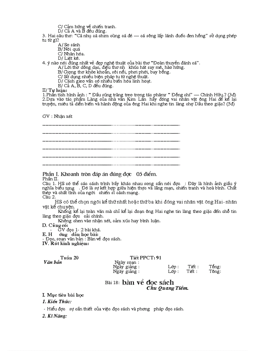 image for page Giáo án ngữ văn 9 mới nhất 2010 2011