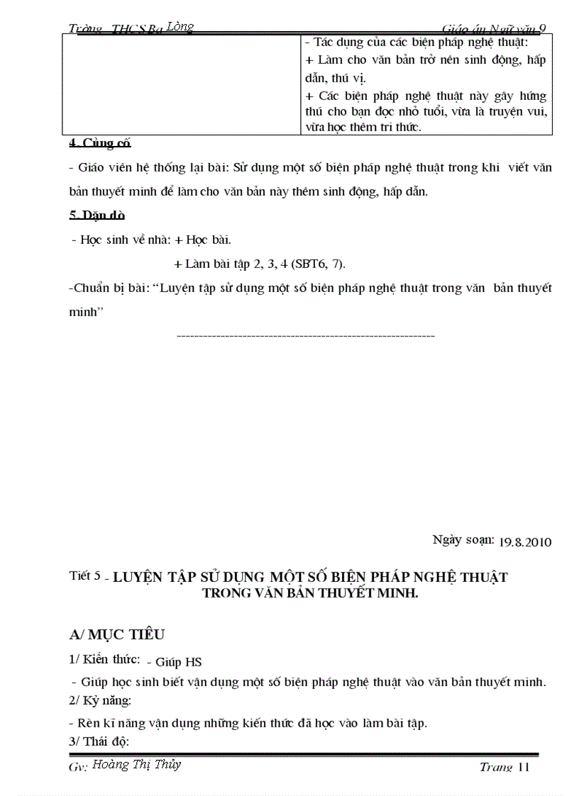 image for page Giáo án Ngữ văn 9 T1