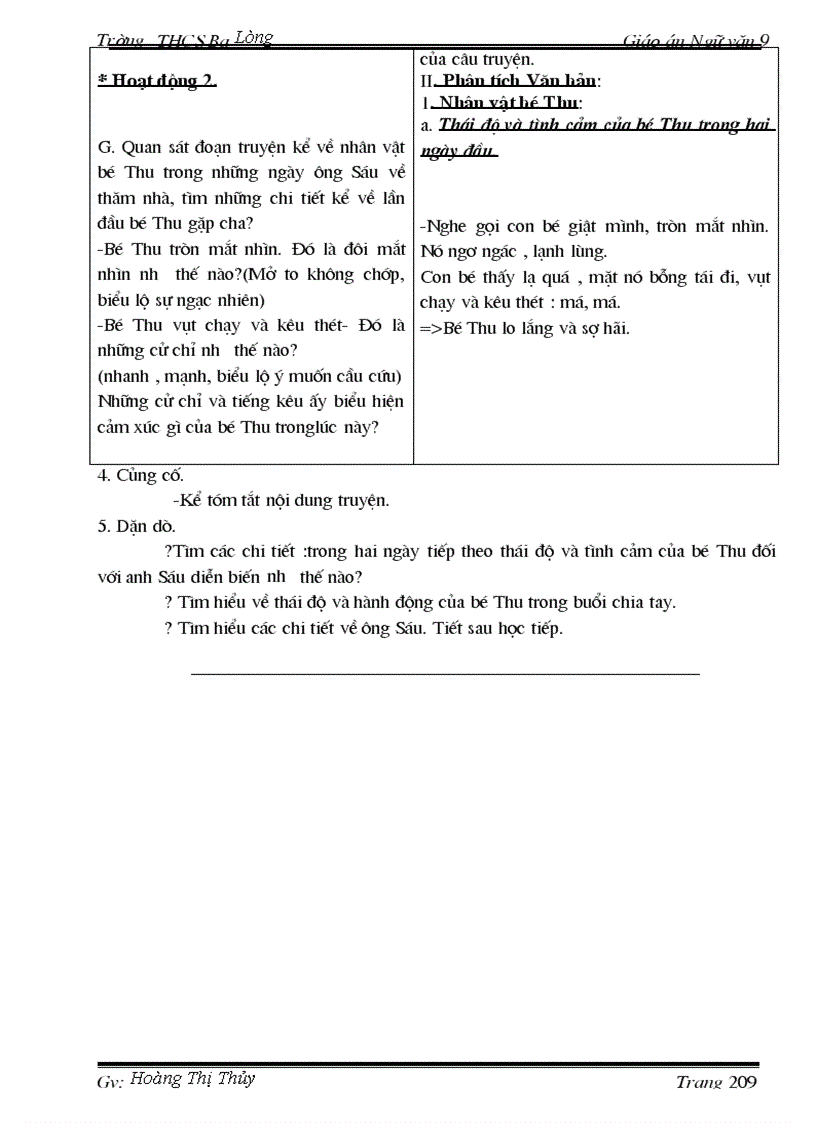 image for page Giáo án Ngữ văn 9 T1