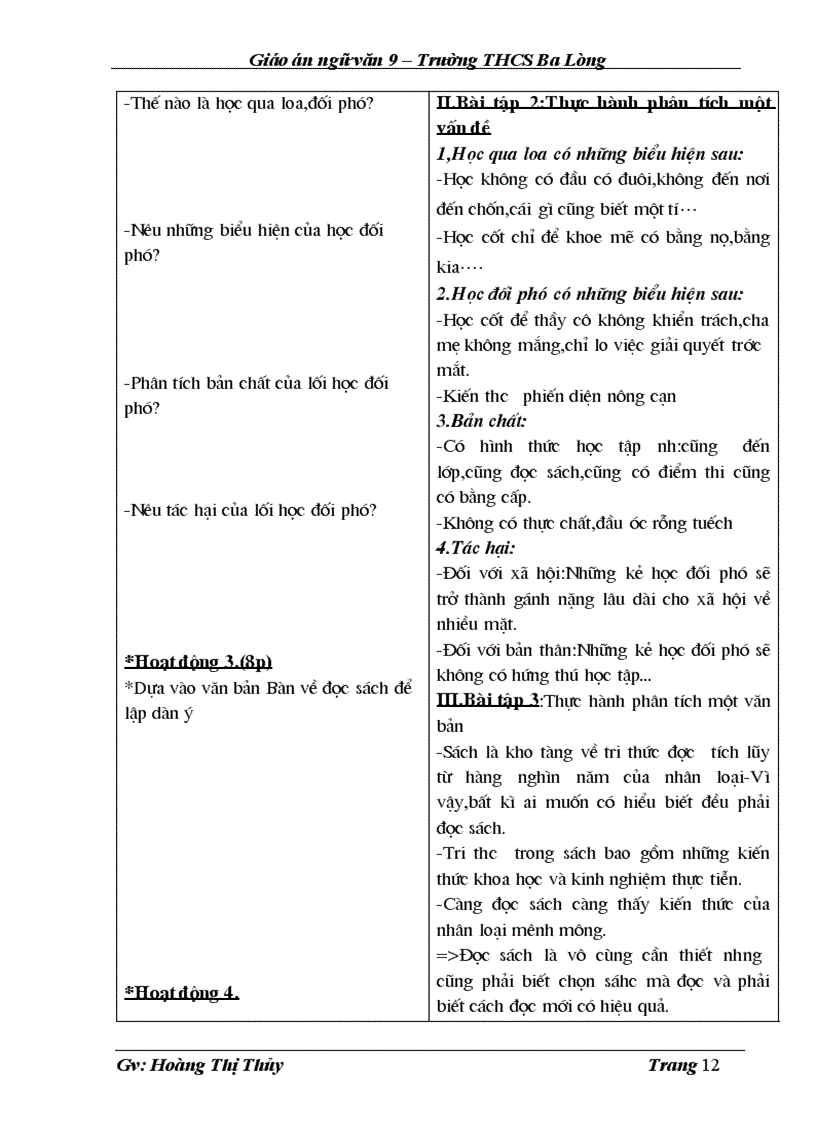 image for page Giáo án Ngữ văn 9 T2