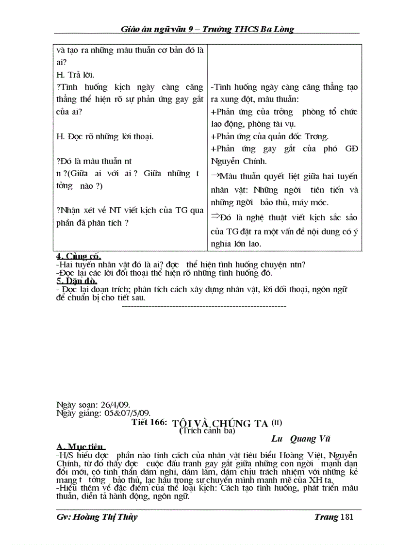 image for page Giáo án Ngữ văn 9 T2