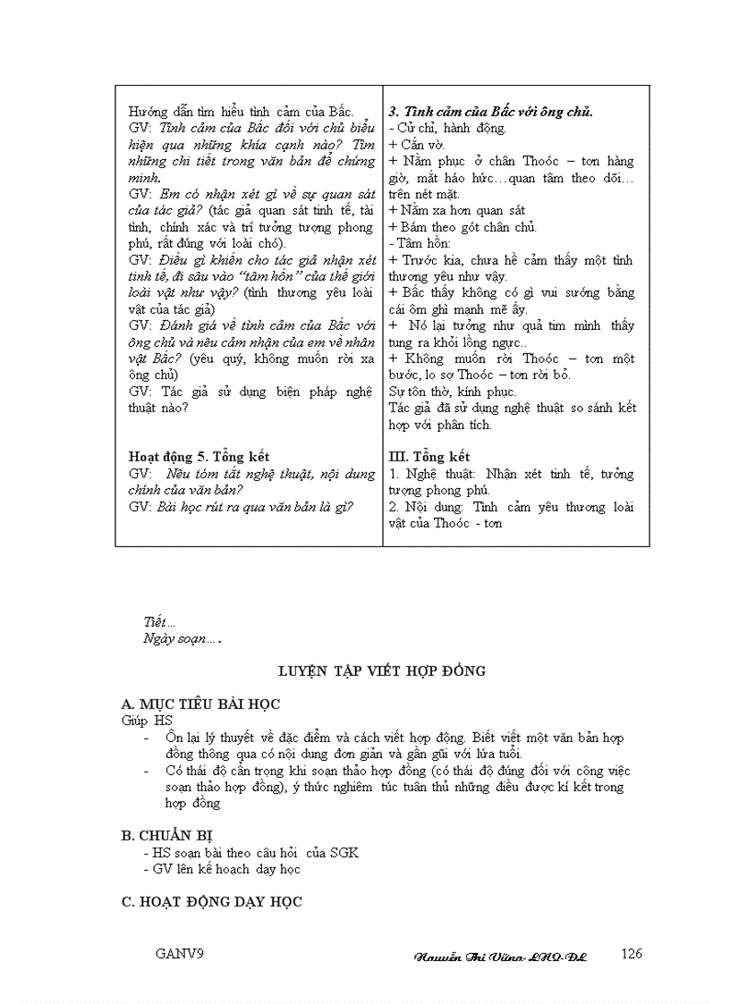 image for page Giáo án ngữ văn 9 toàn tập 2