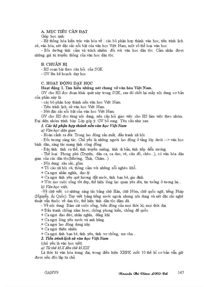 image for page Giáo án ngữ văn 9 toàn tập 2