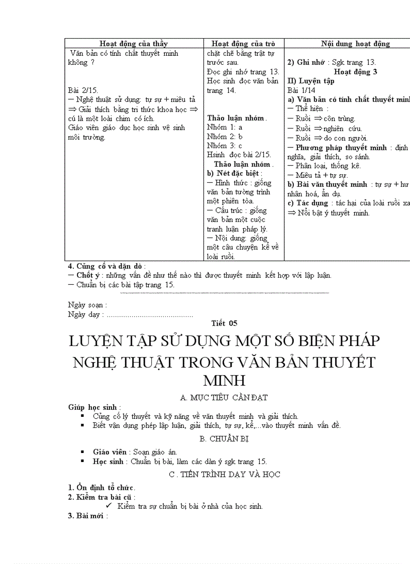 image for page Giáo án ngữ văn 9 trọn bộ 3 cột HÀ GIANG 2010 2011