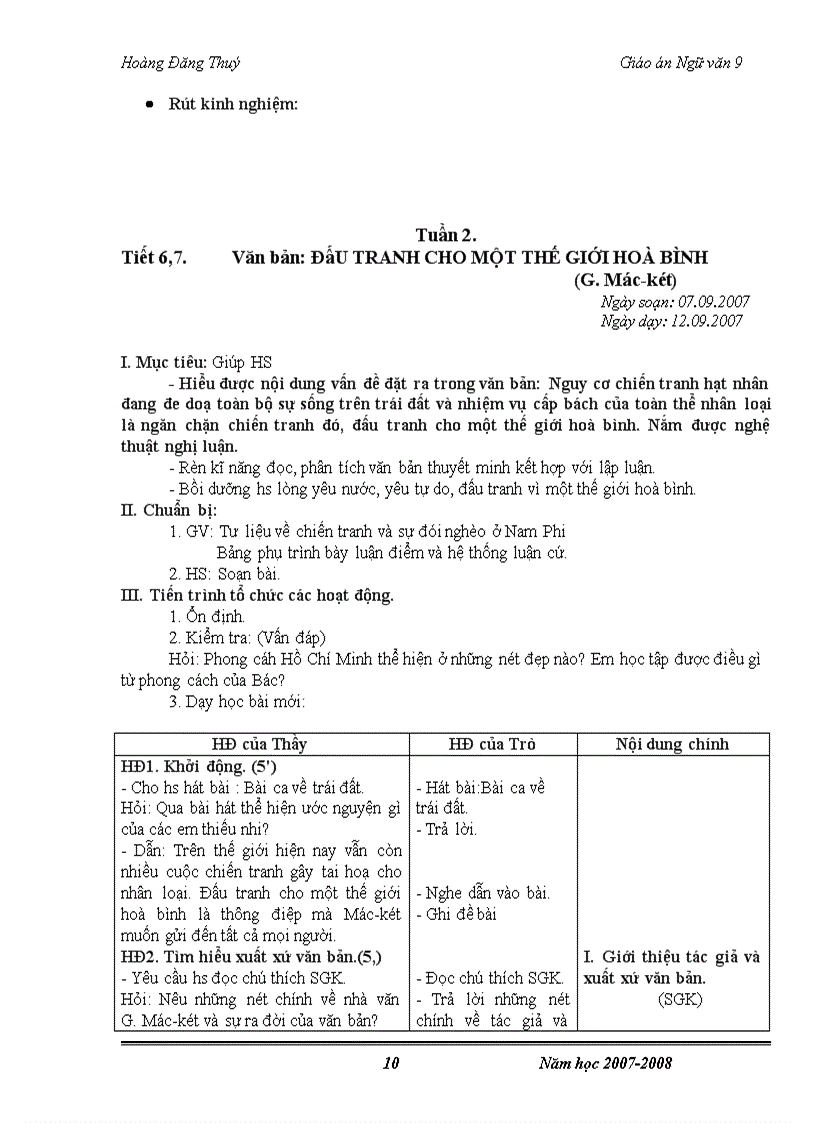 image for page Giáo án Ngữ Văn 9 trọn bộ rất hay