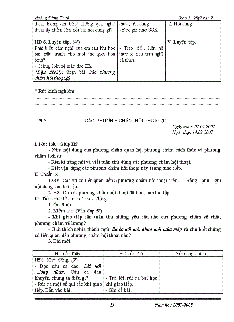 image for page Giáo án Ngữ Văn 9 trọn bộ rất hay