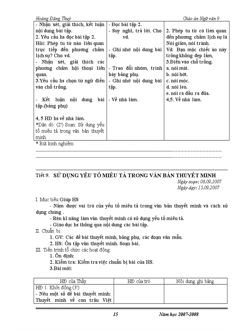 image for page Giáo án Ngữ Văn 9 trọn bộ rất hay