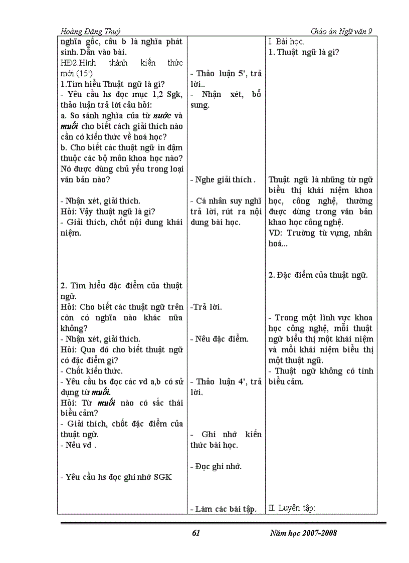 image for page Giáo án Ngữ Văn 9 trọn bộ rất hay