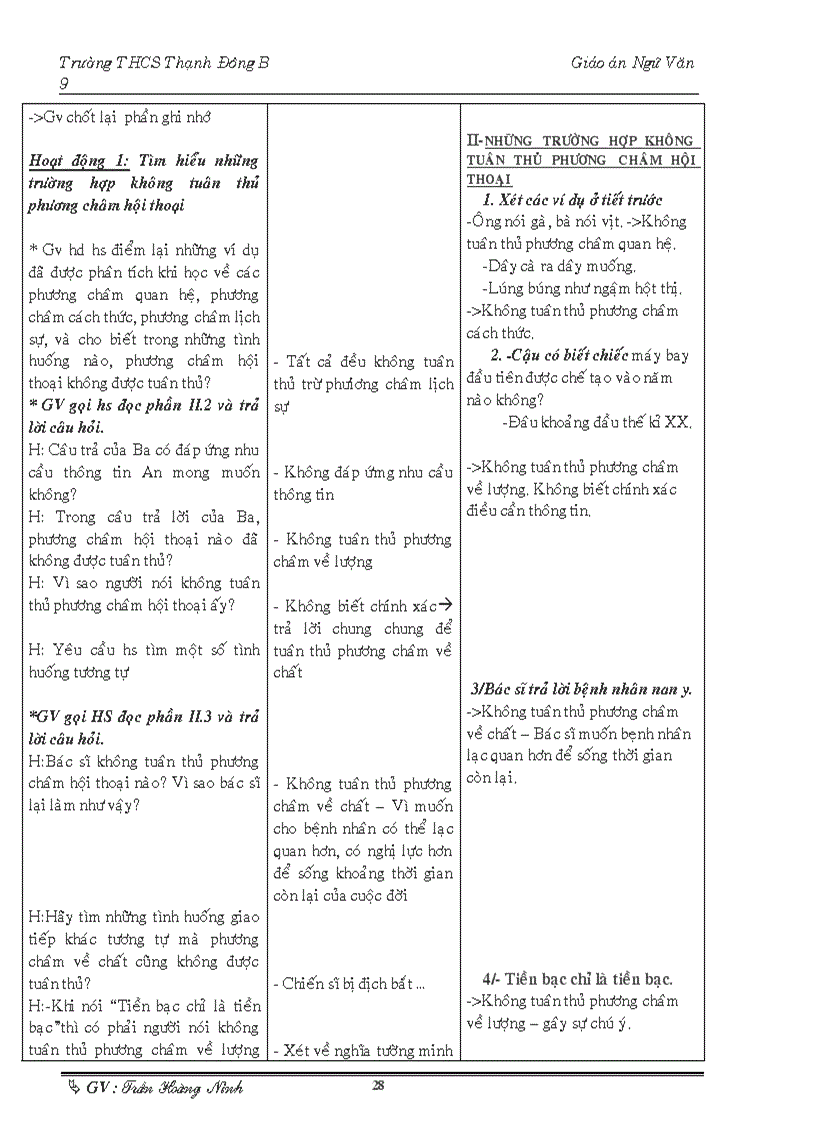 image for page Giáo án ngữ văn 9 tuần 1 tuần 6