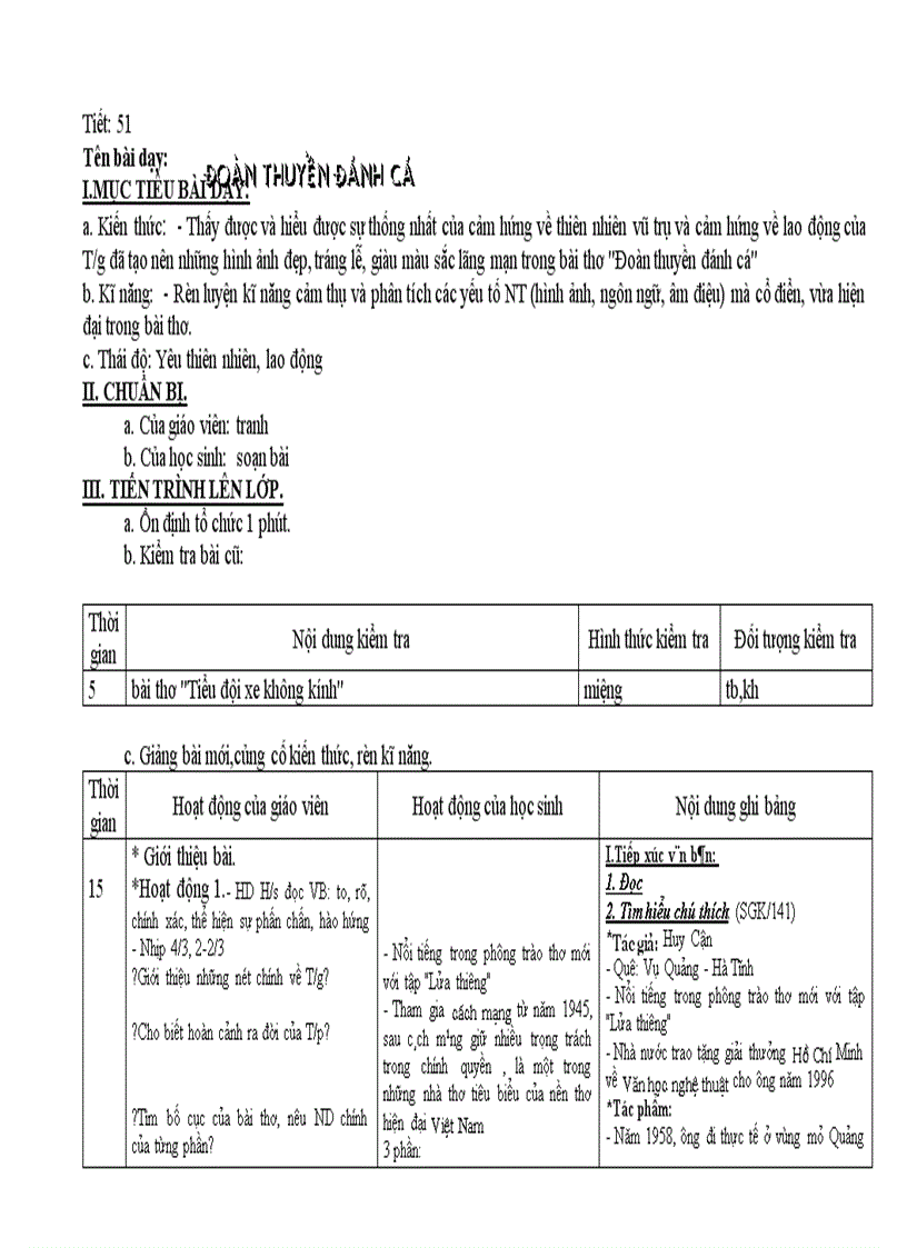 image for page Giáo án Ngữ văn 9 Tuần 11 Mới Chuẩn KTKN