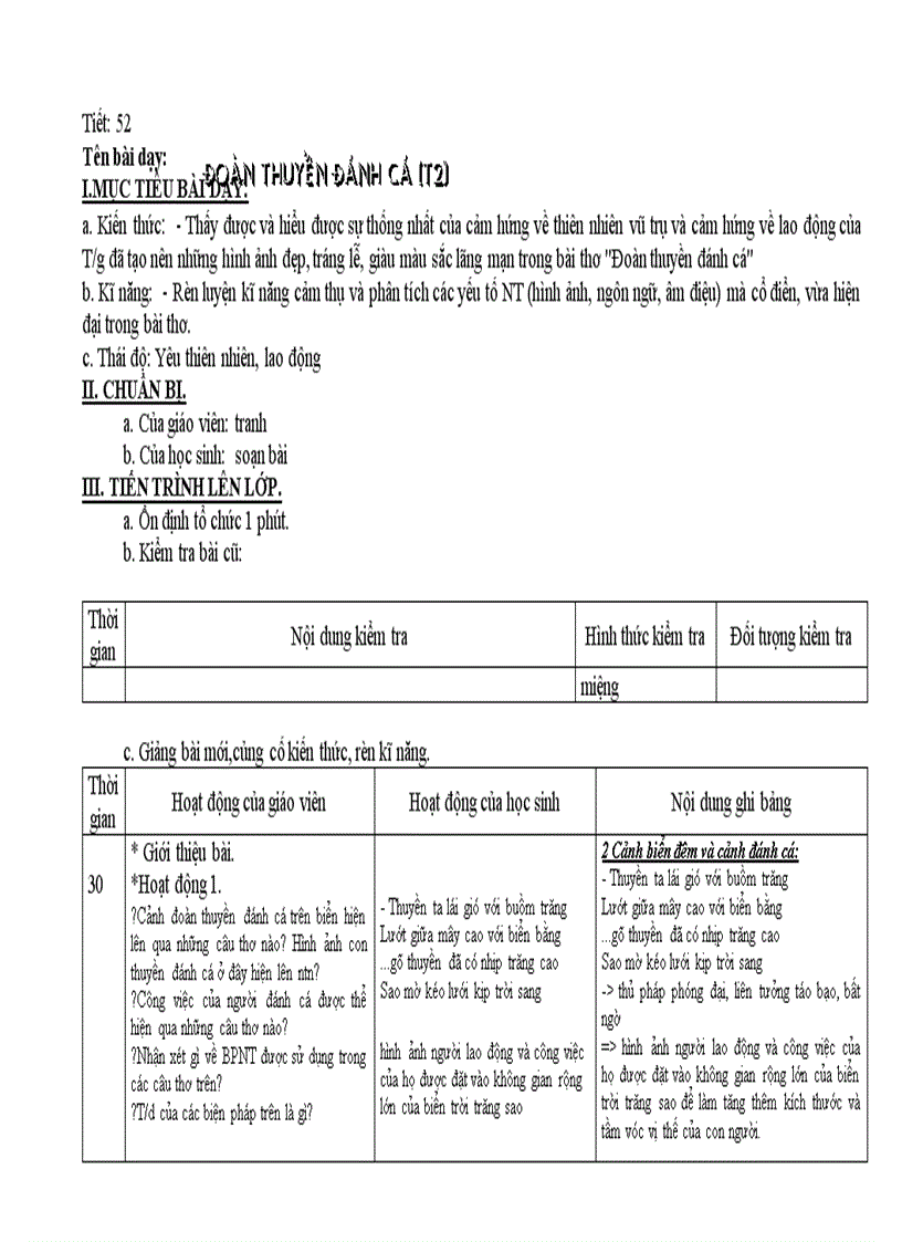 image for page Giáo án Ngữ văn 9 Tuần 11 Mới Chuẩn KTKN