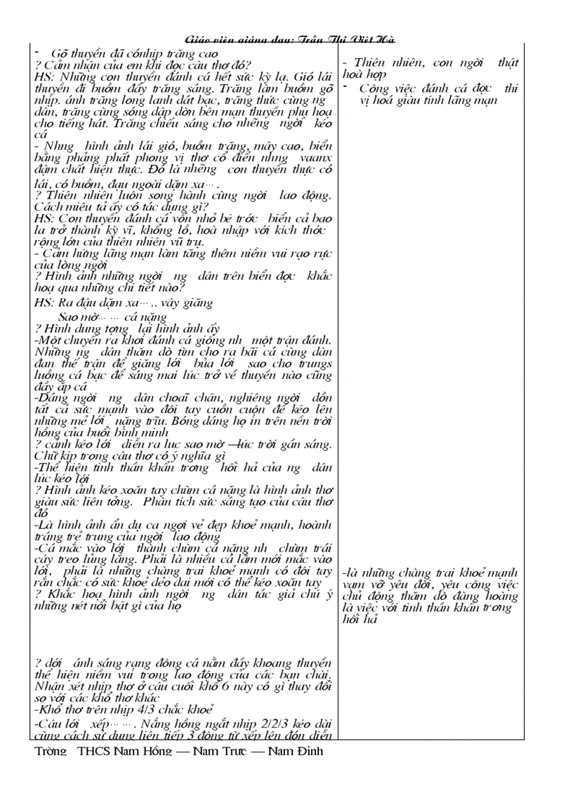 image for page Giáo án Ngữ văn 9 tuần 11