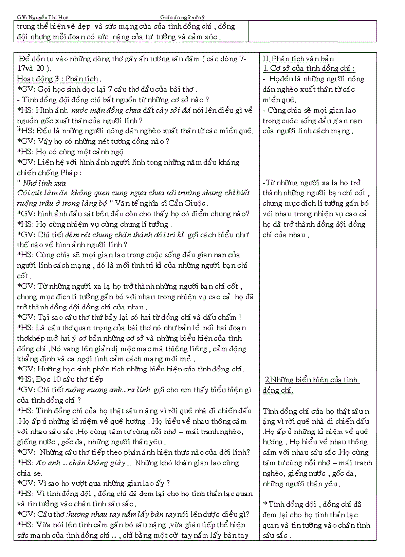 image for page Giáo án ngữ văn 9 tuần 11 20