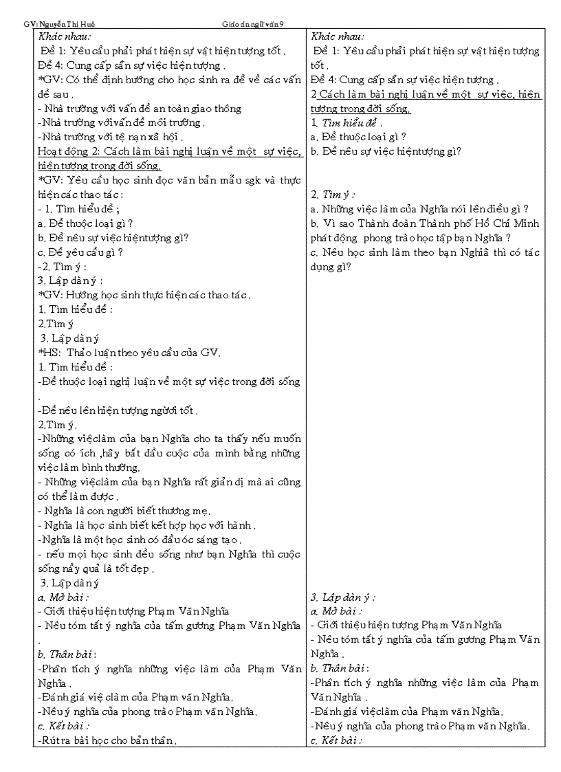 image for page Giáo án ngữ văn 9 tuần 11 20