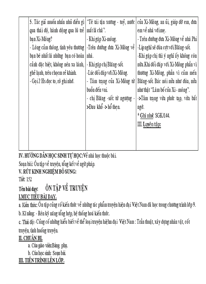 image for page Giáo án Ngữ văn 9 Tuần 31 Mới