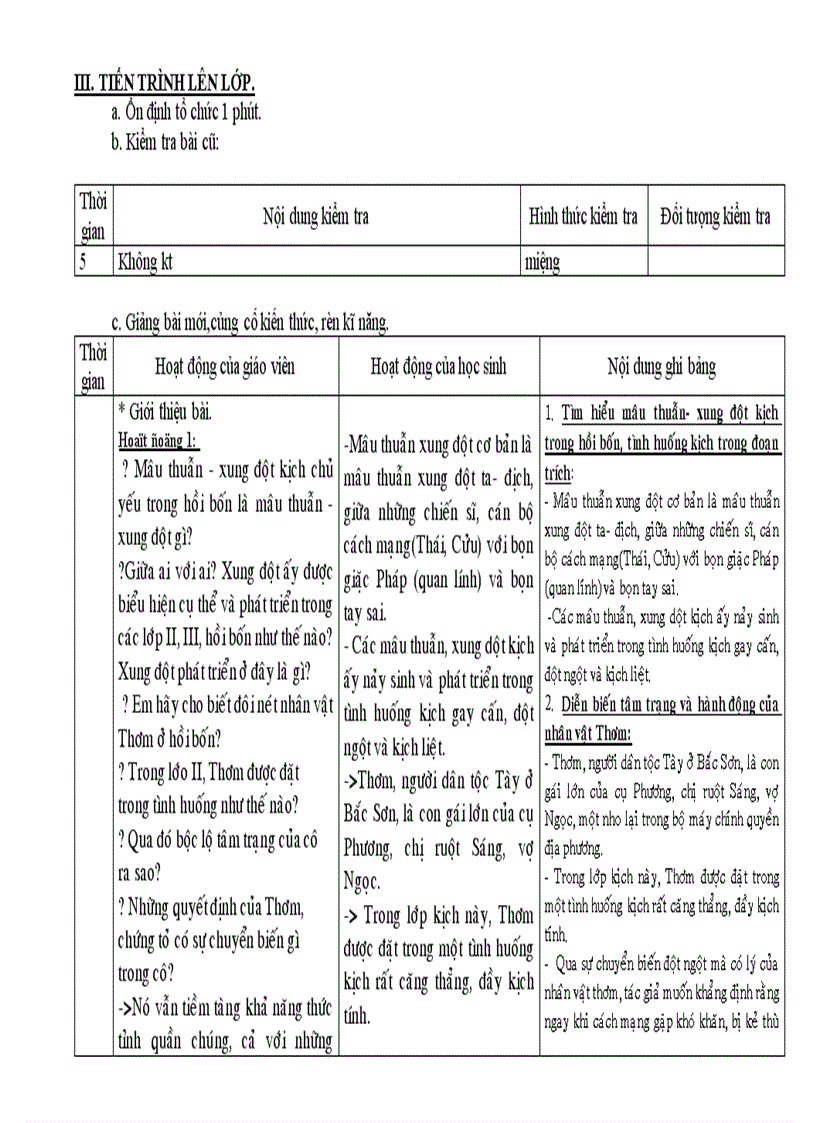 Giáo án Ngữ Văn 9 Tuần 33