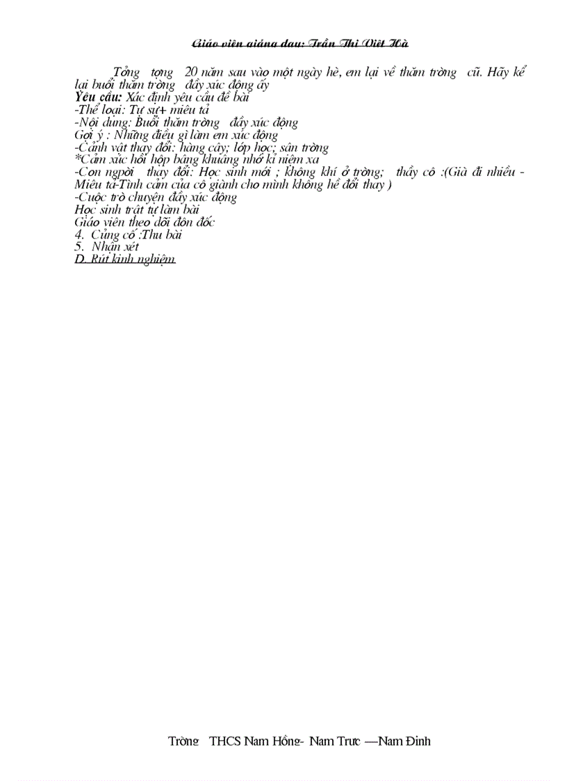 image for page Giáo án ngữ văn 9 tuần 7