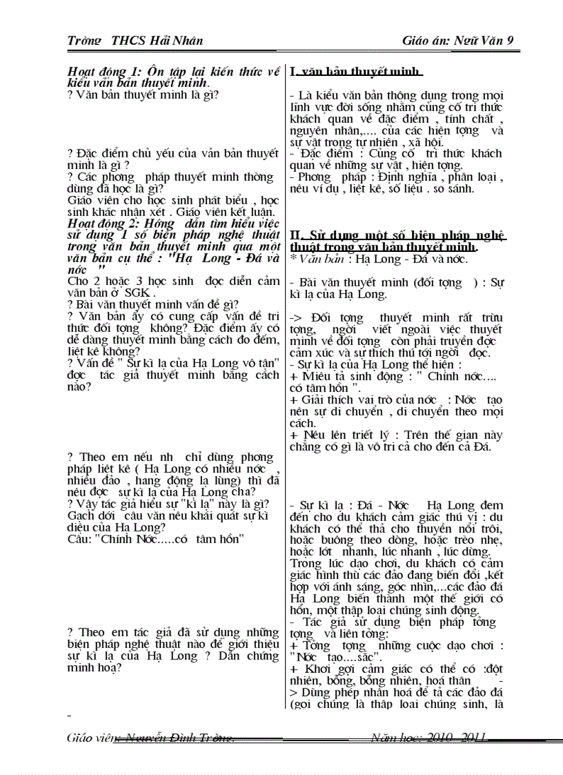 image for page Giáo án Ngữ văn 9 Chuẩn KTKN 1