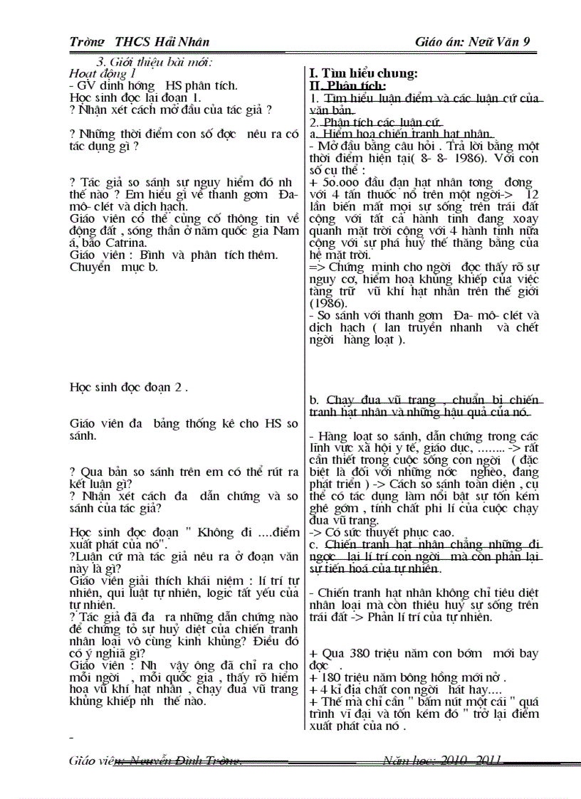 image for page Giáo án Ngữ văn 9 Chuẩn KTKN 1