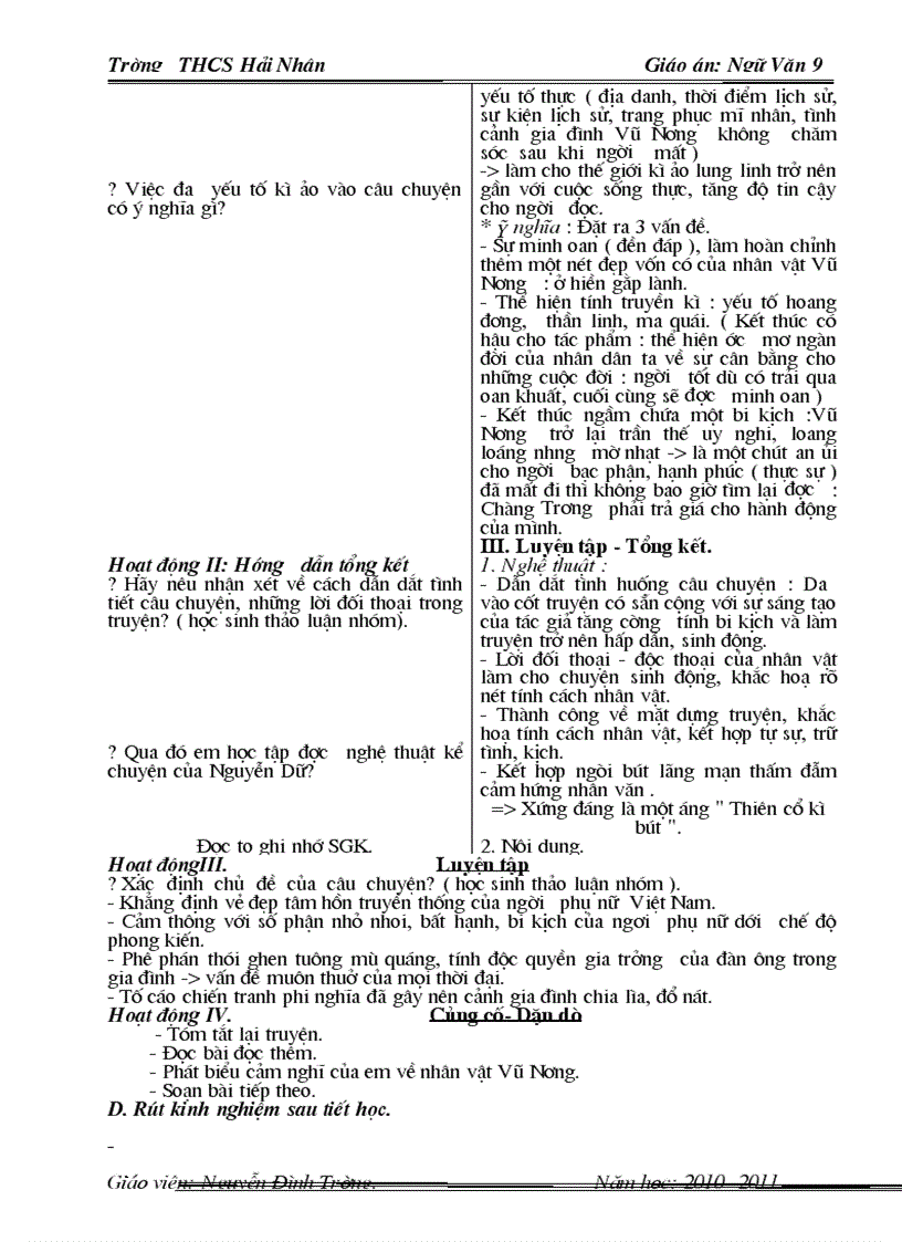 image for page Giáo án Ngữ văn 9 Chuẩn KTKN 1