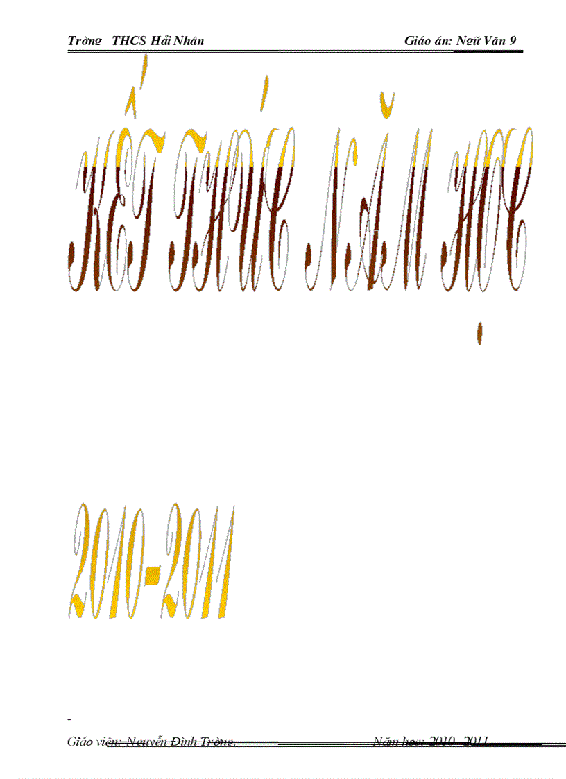 image for page Giáo án Ngữ văn 9 Chuẩn KTKN 1