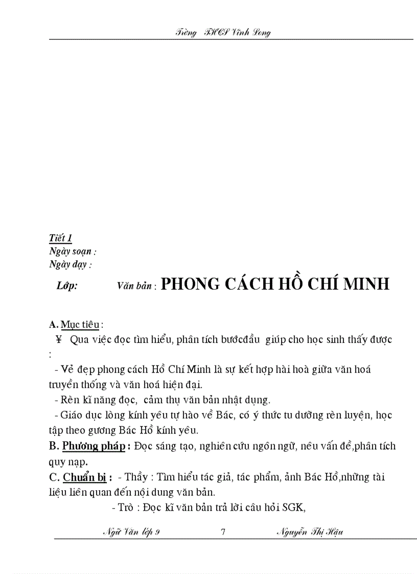 image for page Giao an ngu van lop 9