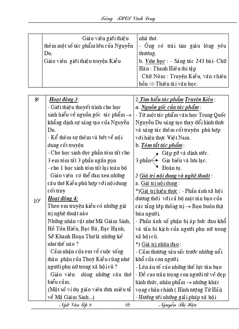 image for page Giao an ngu van lop 9