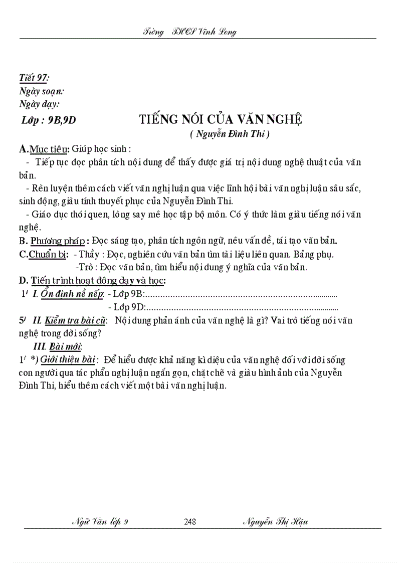 image for page Giao an ngu van lop 9