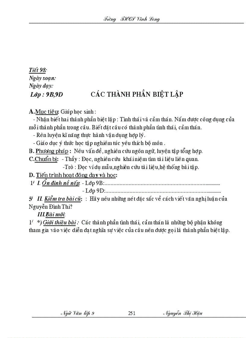 image for page Giao an ngu van lop 9