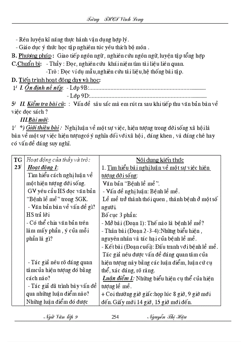 image for page Giao an ngu van lop 9