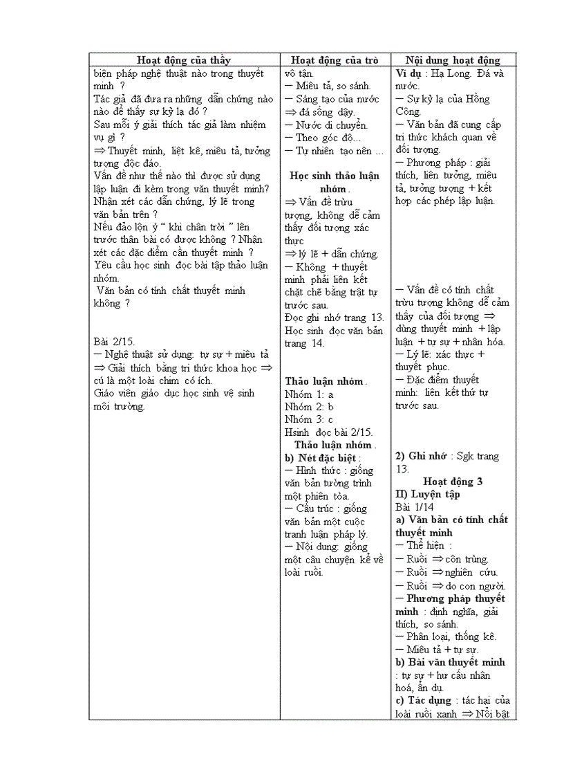 image for page Giáo án ngữ văn9 3 cột chuẩn KTKN