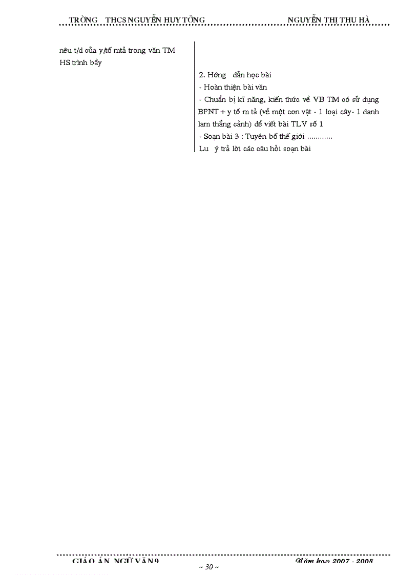 image for page Giáo án Ngữ văn9 Tuần 1 2