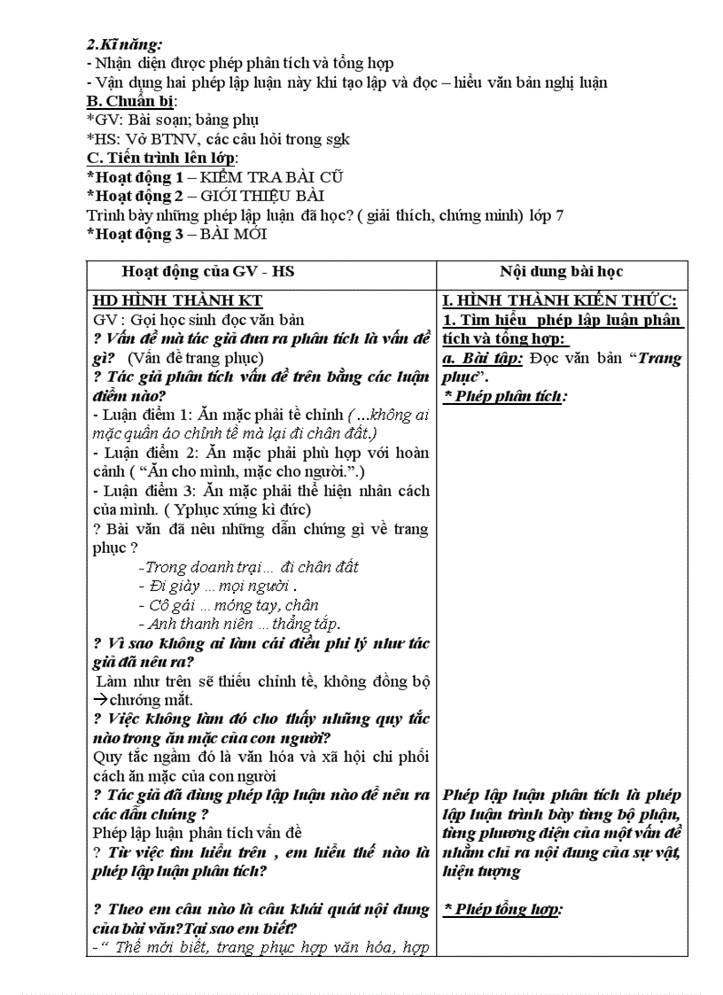 image for page Giáo án NV 9 chuẩn KT