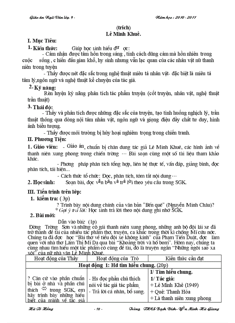 image for page Giao an NV 9 Chuan KTKN