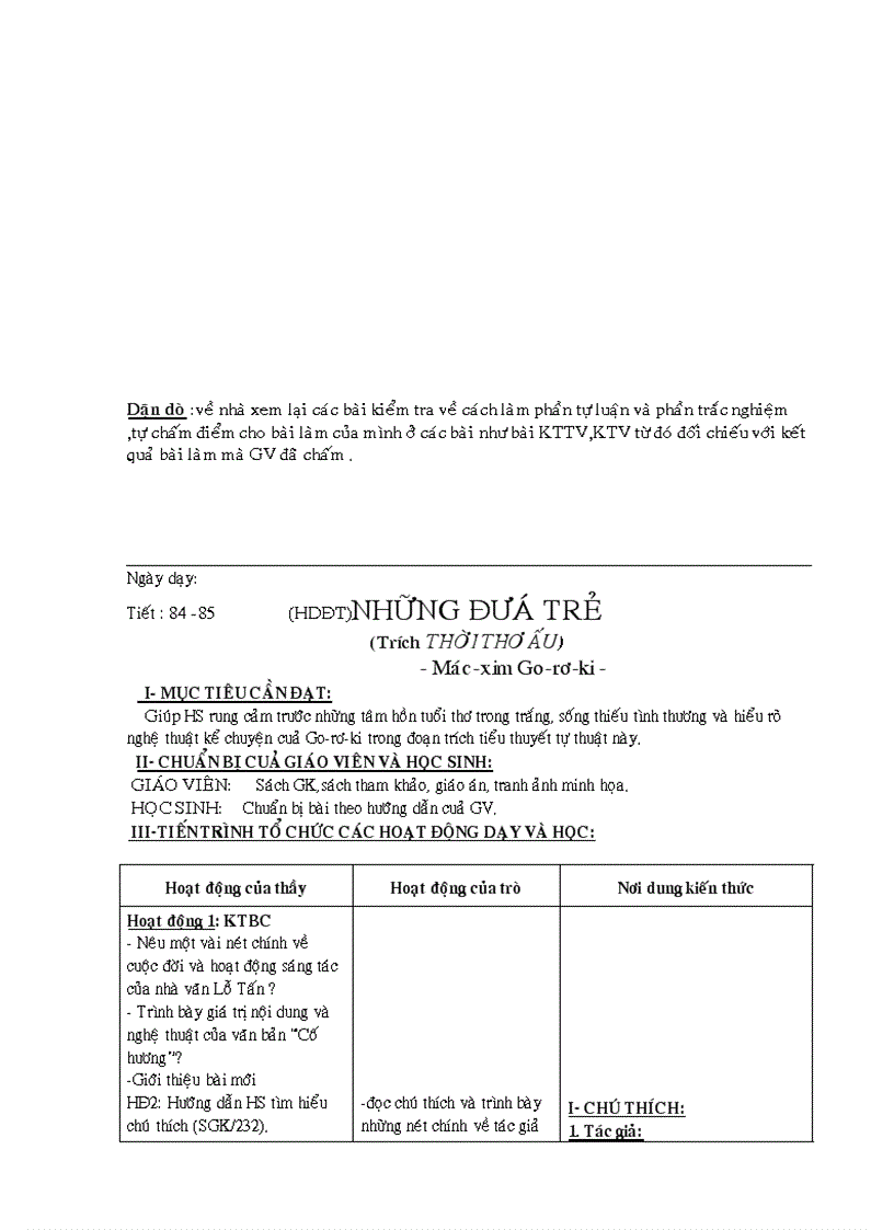 image for page Giáo án NV 9 HK I 3 cột mới